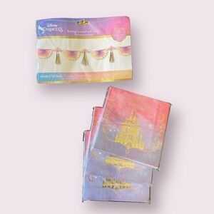 Disney Princess Birthday Party Supplies Paper Castle Napkins 6ft Garland Decor